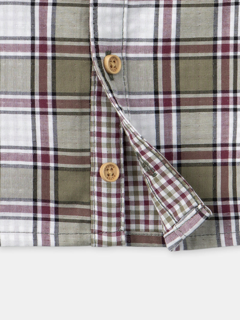 Chemise à carreaux