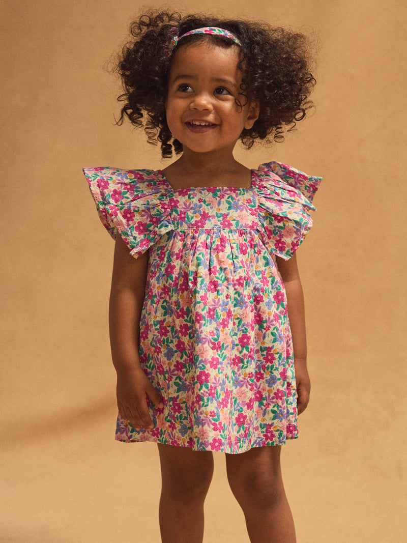 Robe imprimé fleuri Bébé Fille