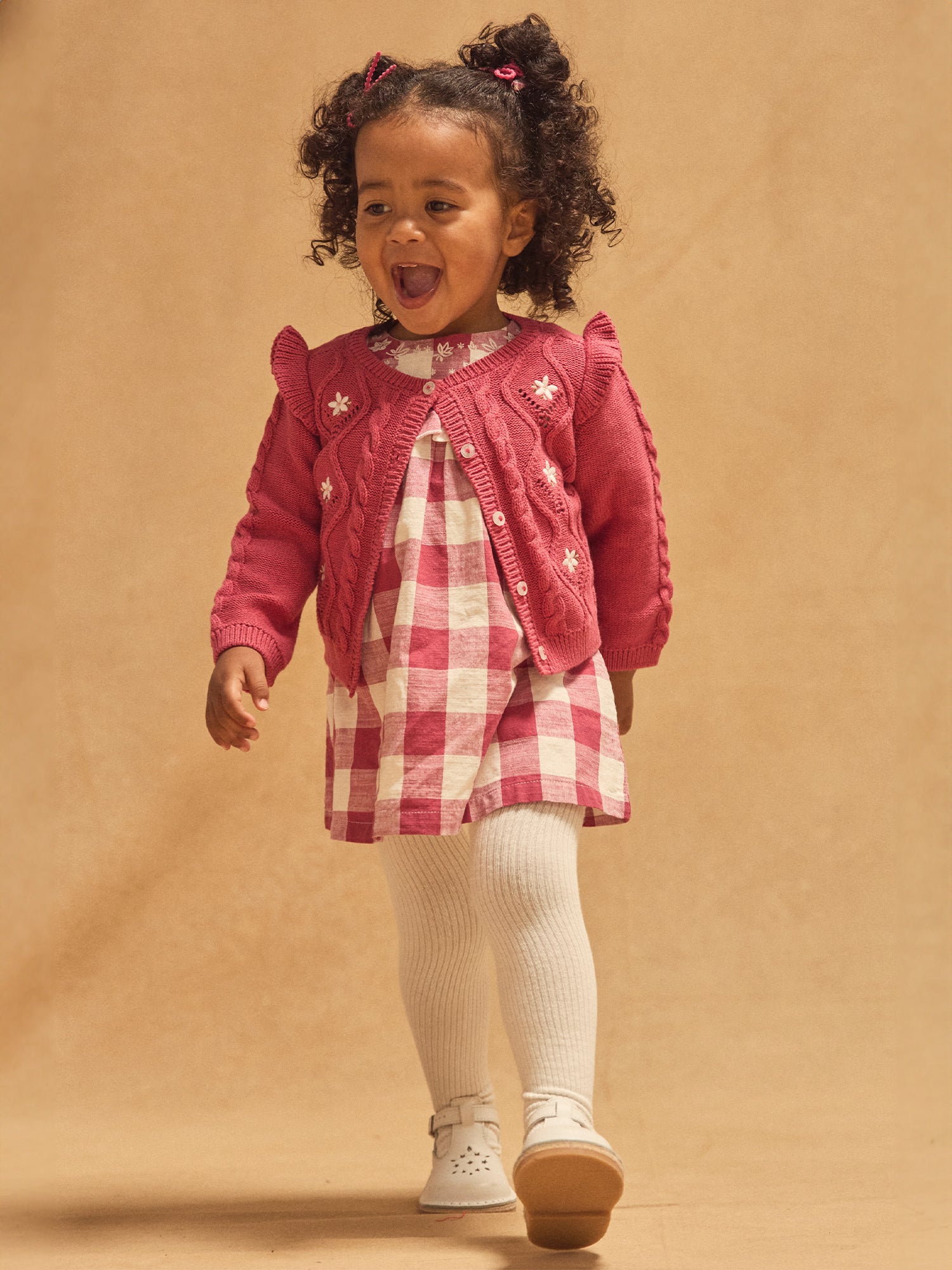 Cardigan rose Bébé Fille