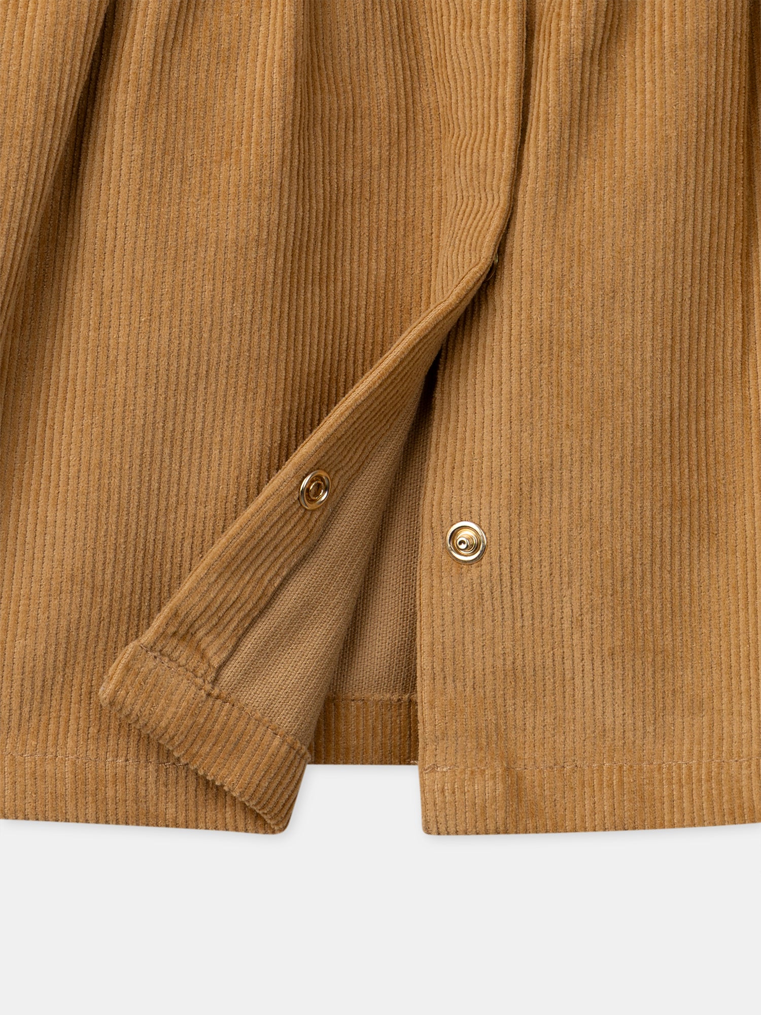 Chasuble marron en velours à broderies fleurs Bébé Fille