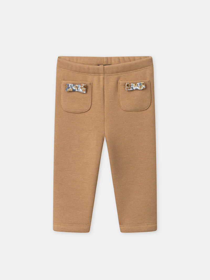Legging marron Bébé Fille