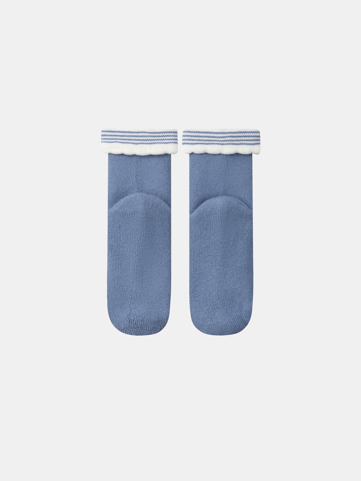 Chaussettes bleues avec tête de chat Bébé Fille