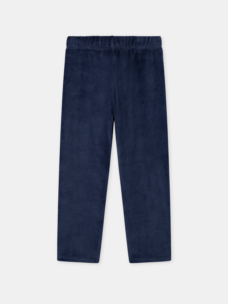 Pyjama bleu marine + cape Garçon