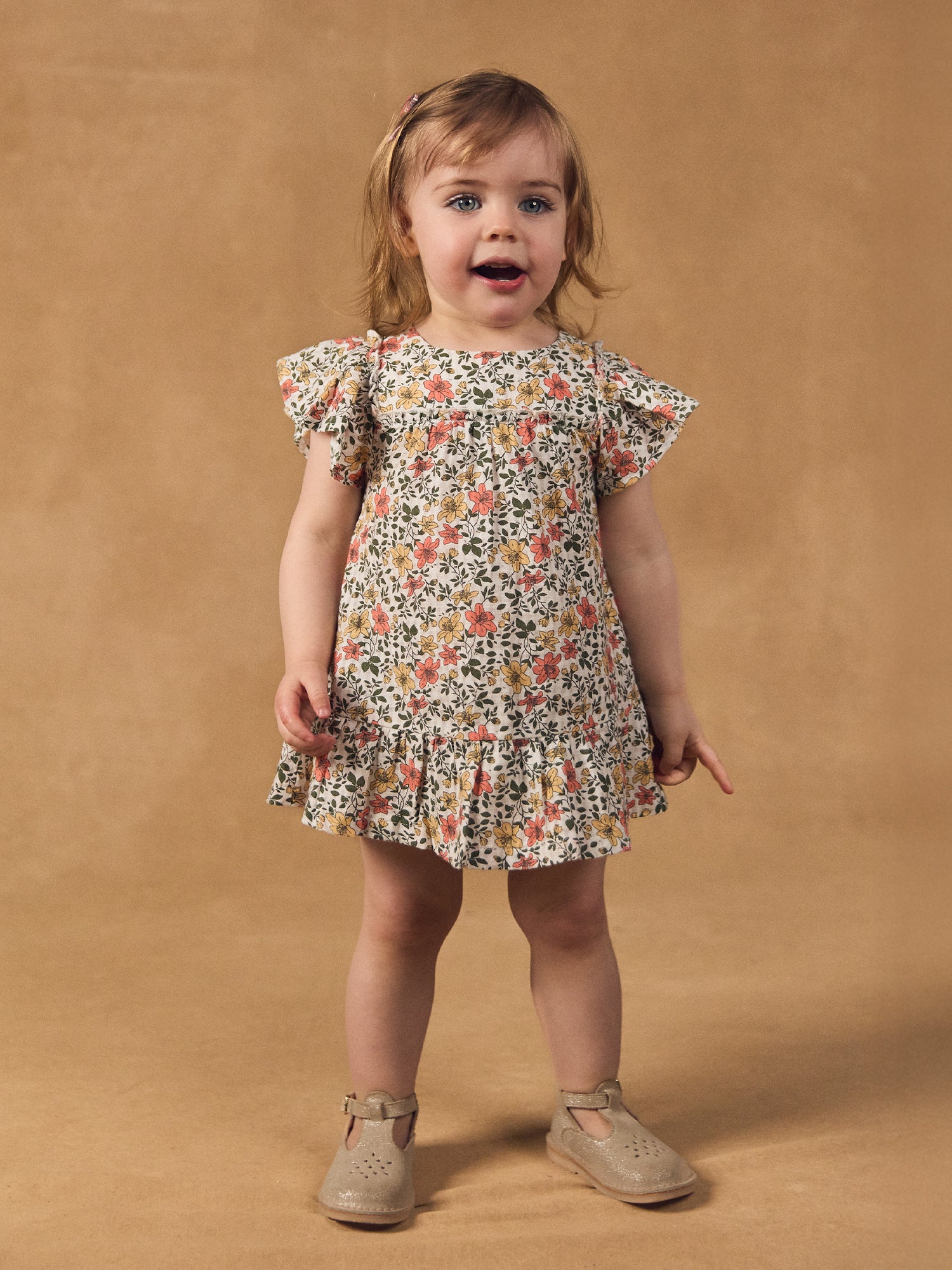 Robe + bloomer imprimé fleuri Bébé Fille