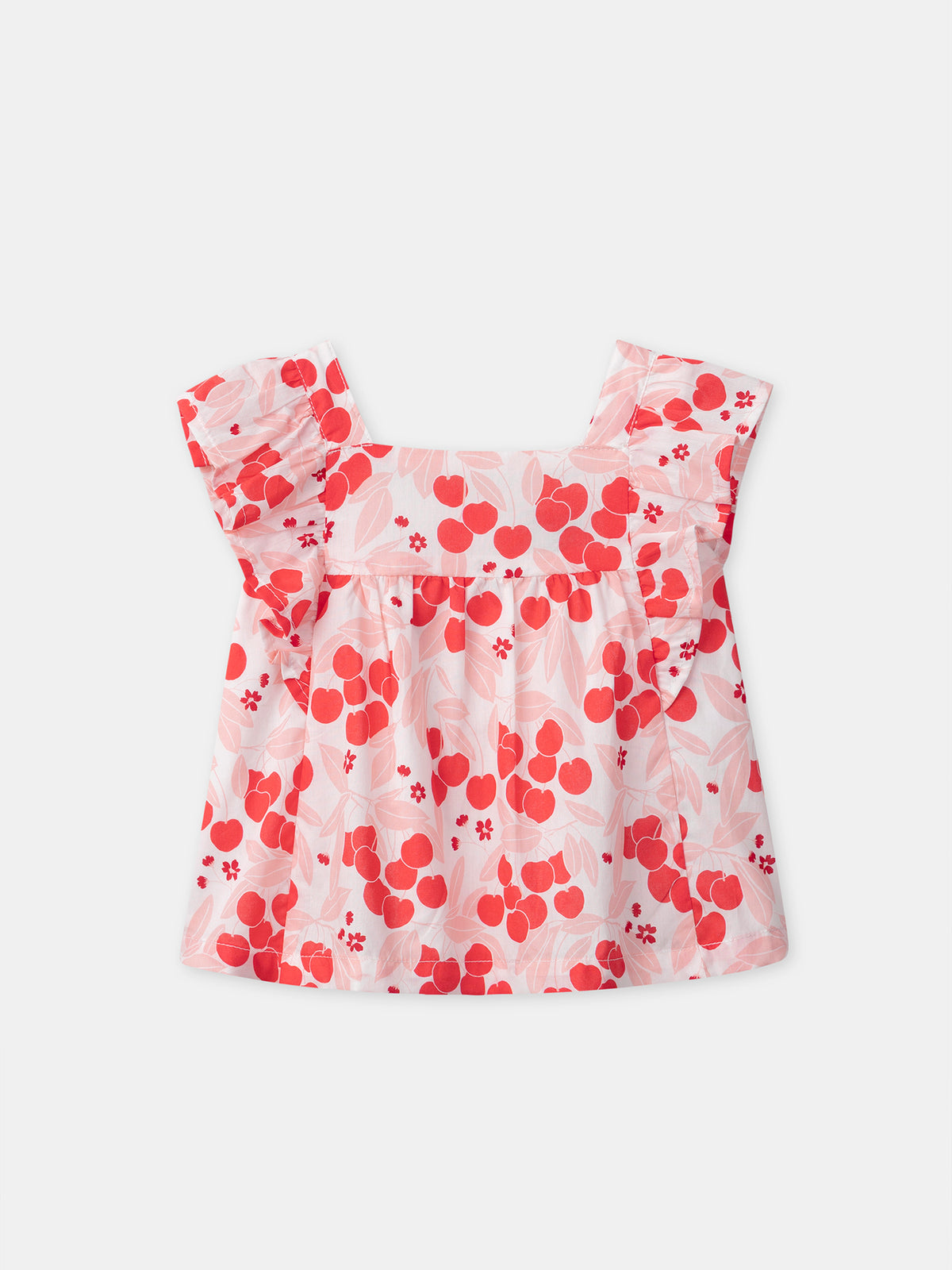 Tenue de Bébé Fille : Éclats de Fruits Rouges - 3