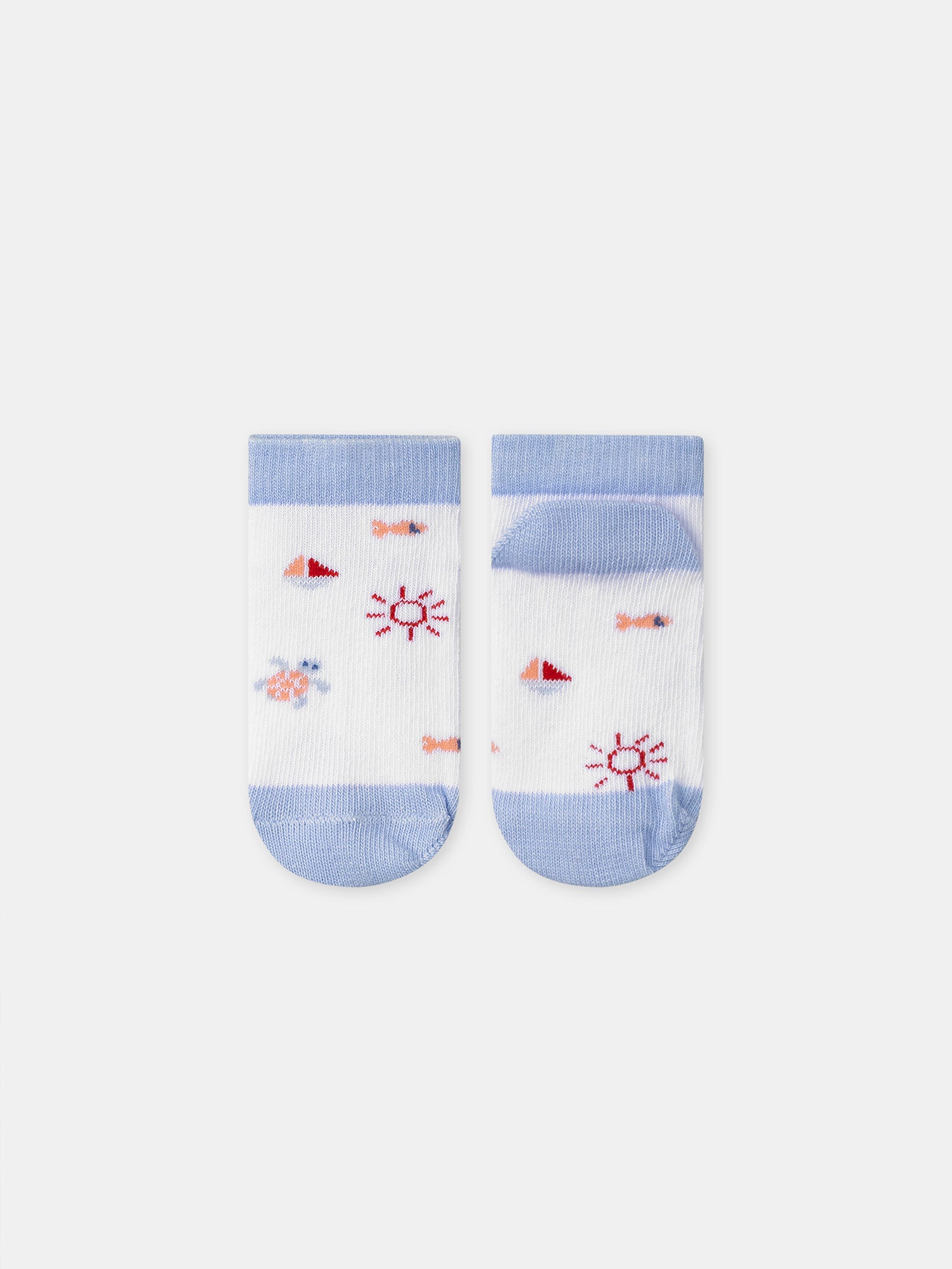 Chaussette basse à motifs marin Bébé Garçon