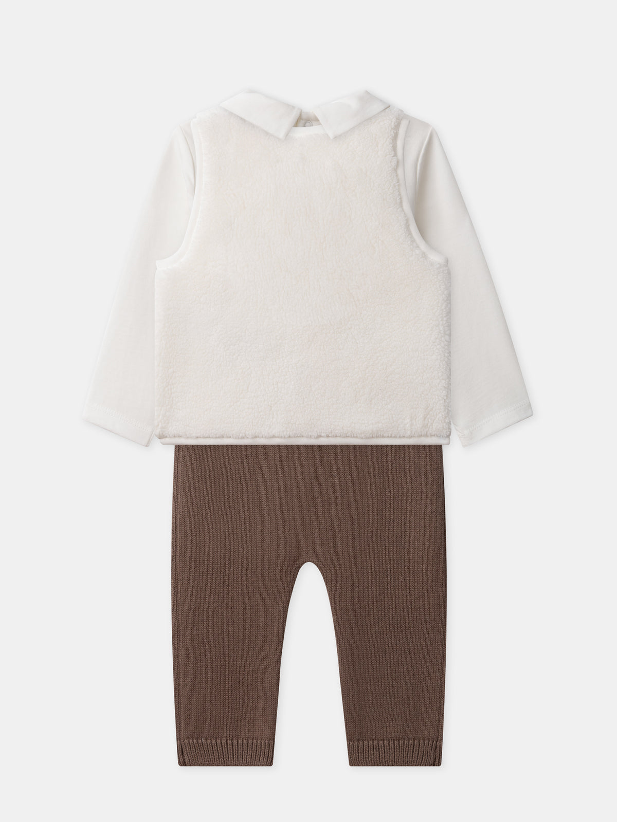 Ensemble gilet + body t-shirt + pantalon Naissance Garçon