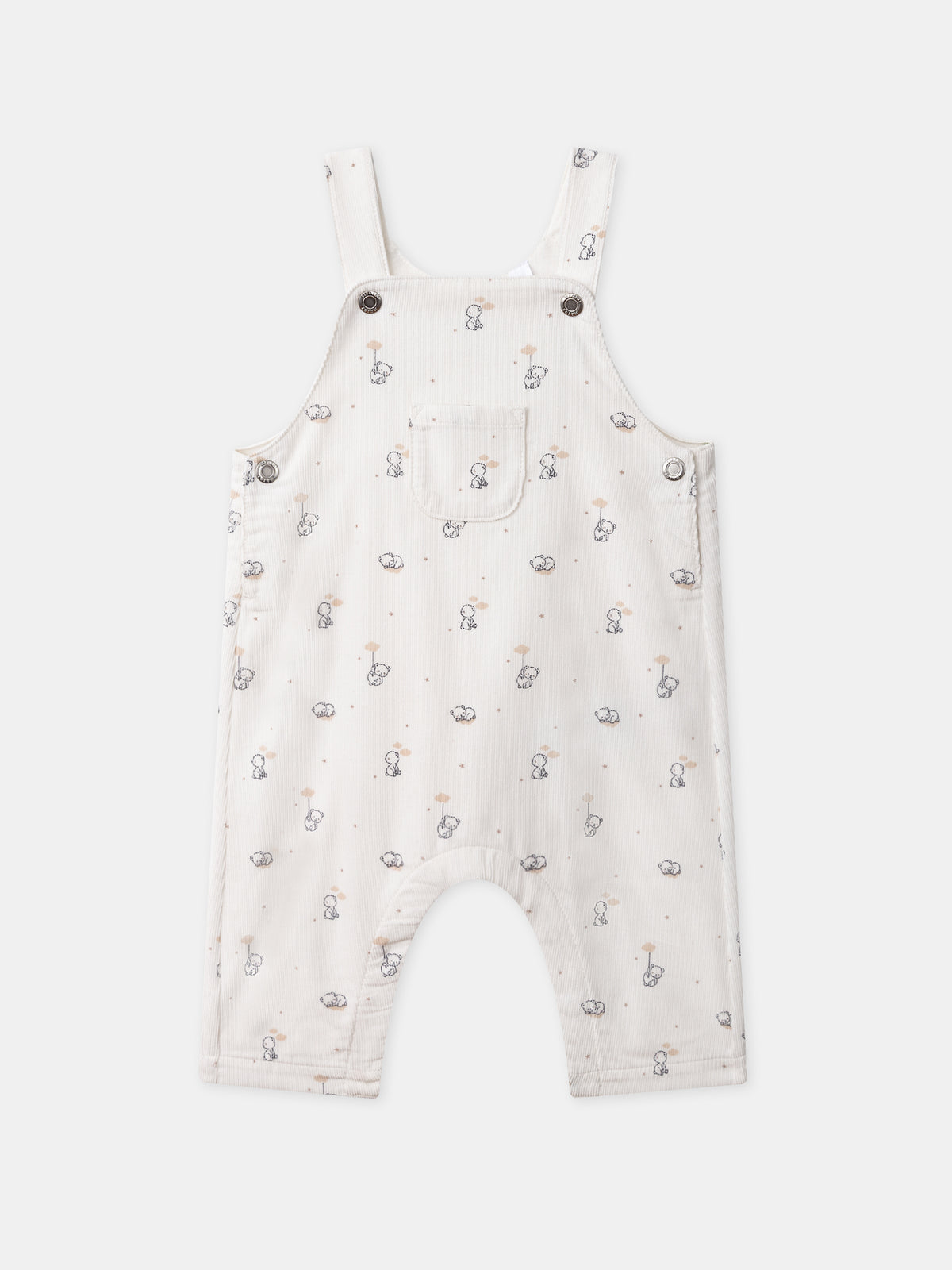 Ensemble salopette + body + chaussettes Naissance Garçon