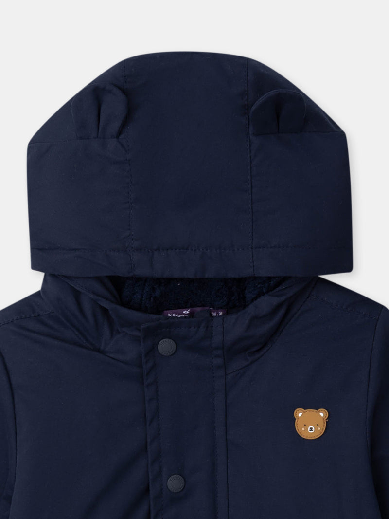 Parka 3 en 1 bleu marine Bébé Garçon