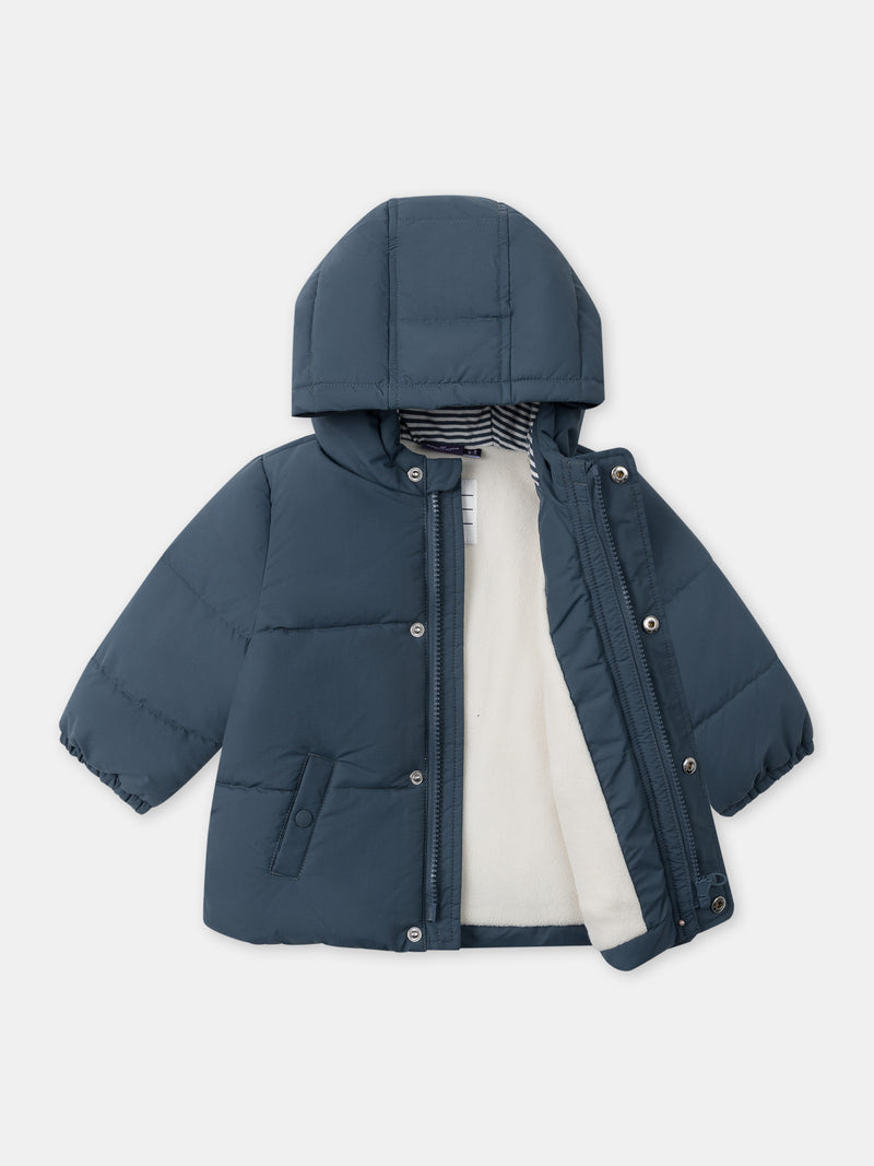 Doudoune matelassée bleu Bébé Garçon
