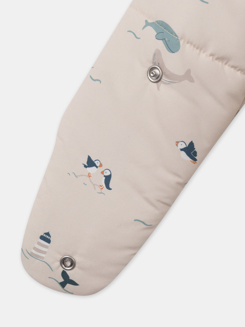 Pilote beige imprimée animaux Bébé Garçon