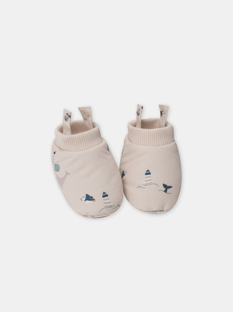 Pilote beige imprimée animaux Bébé Garçon