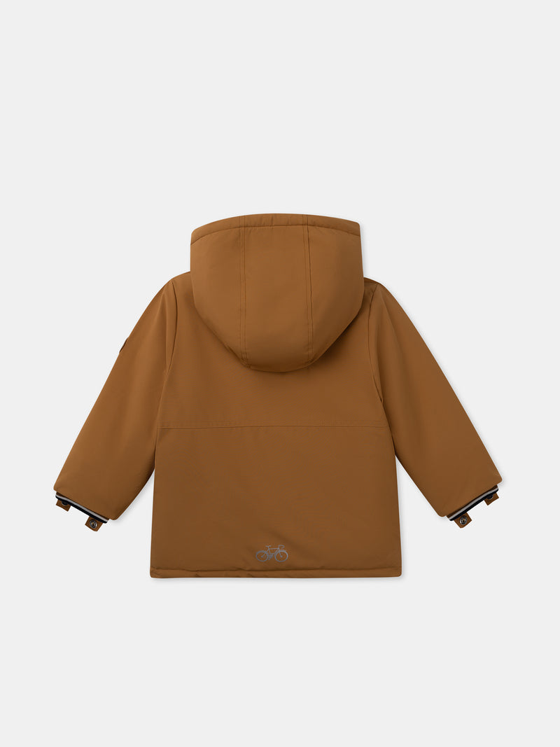Parka 3 en 1 marron Garçon