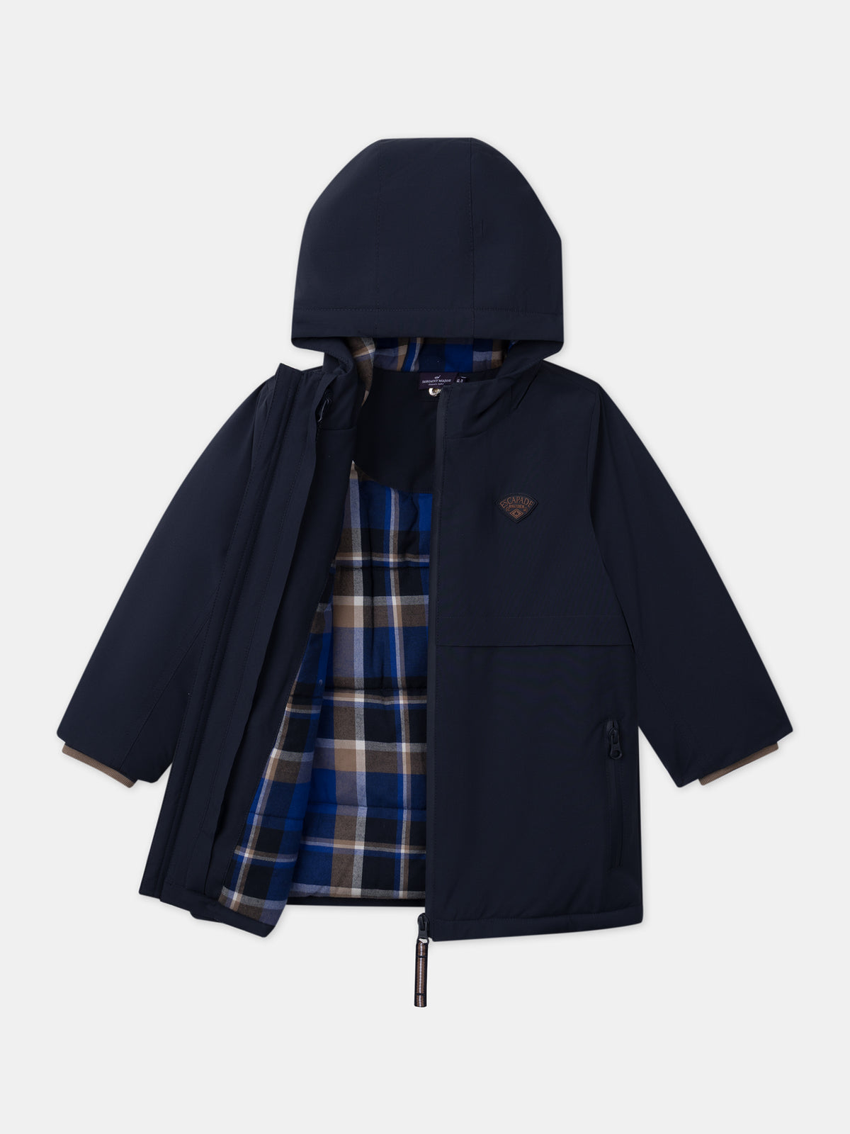 Parka 3 en 1 bleu marine Garçon