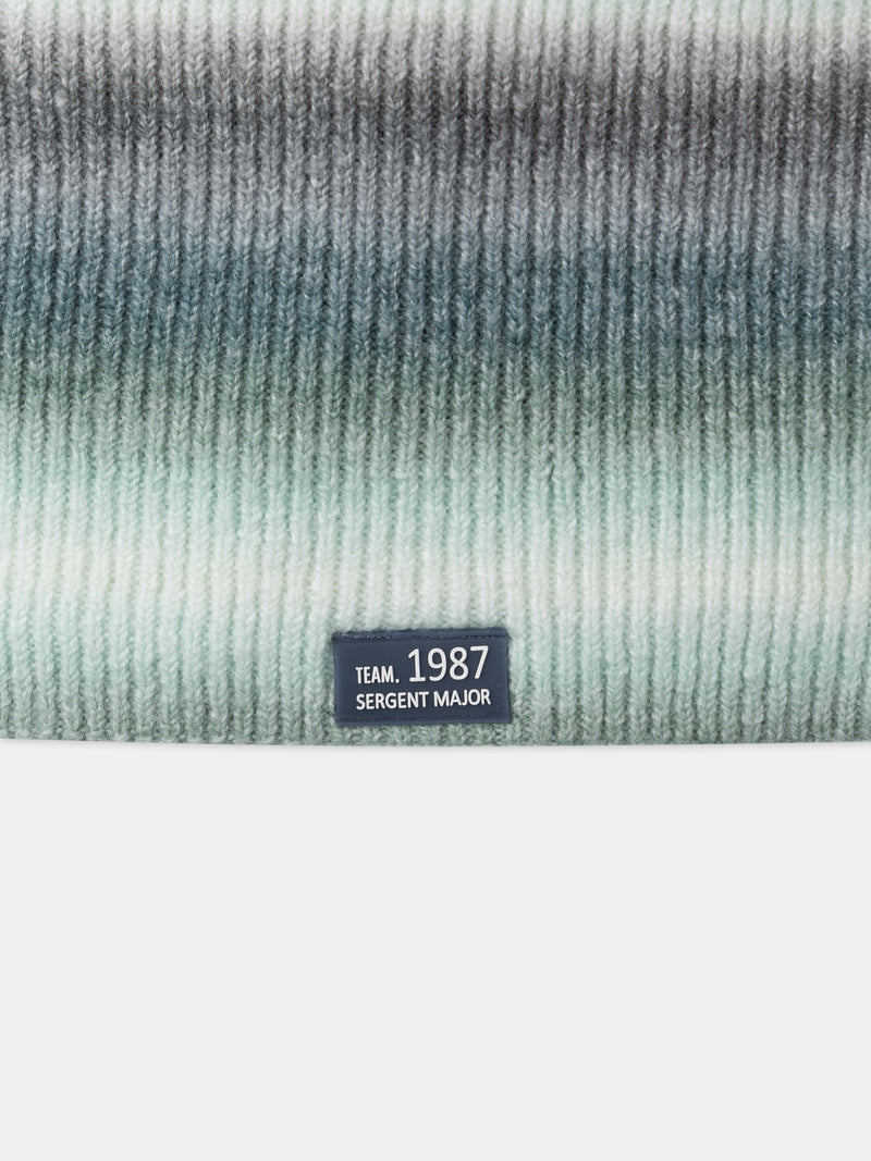 Snood dégradé tie and dye vert Garçon