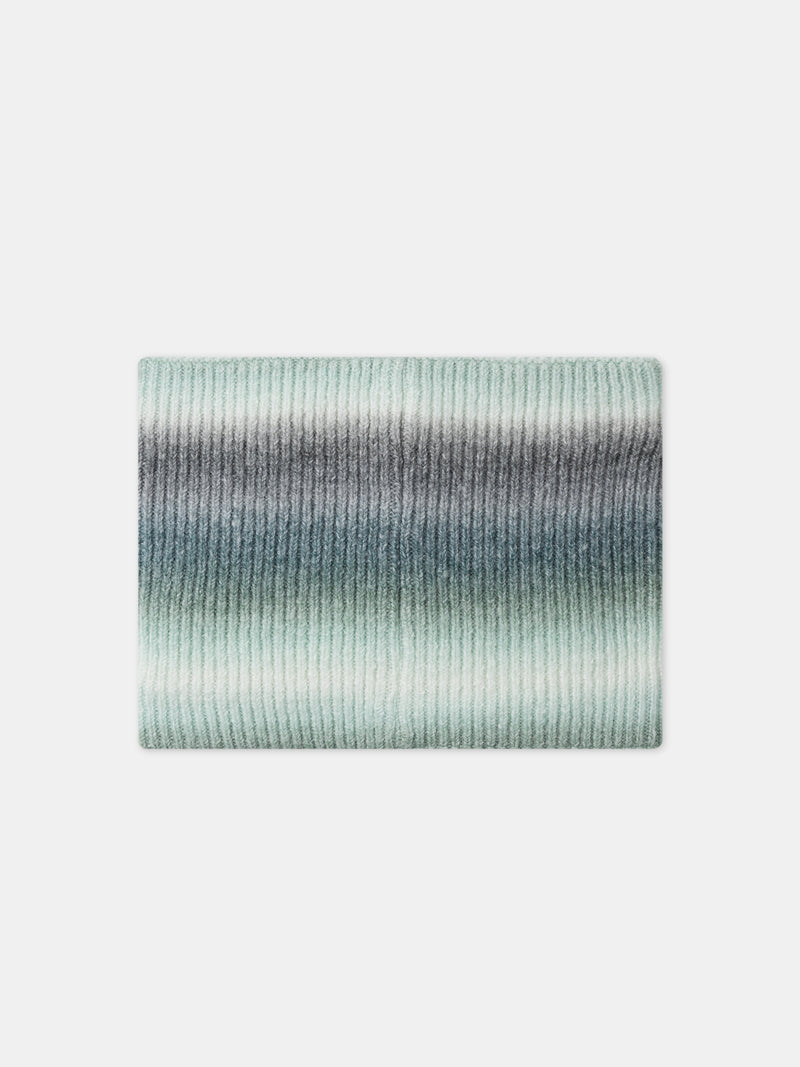 Snood dégradé tie and dye vert Garçon