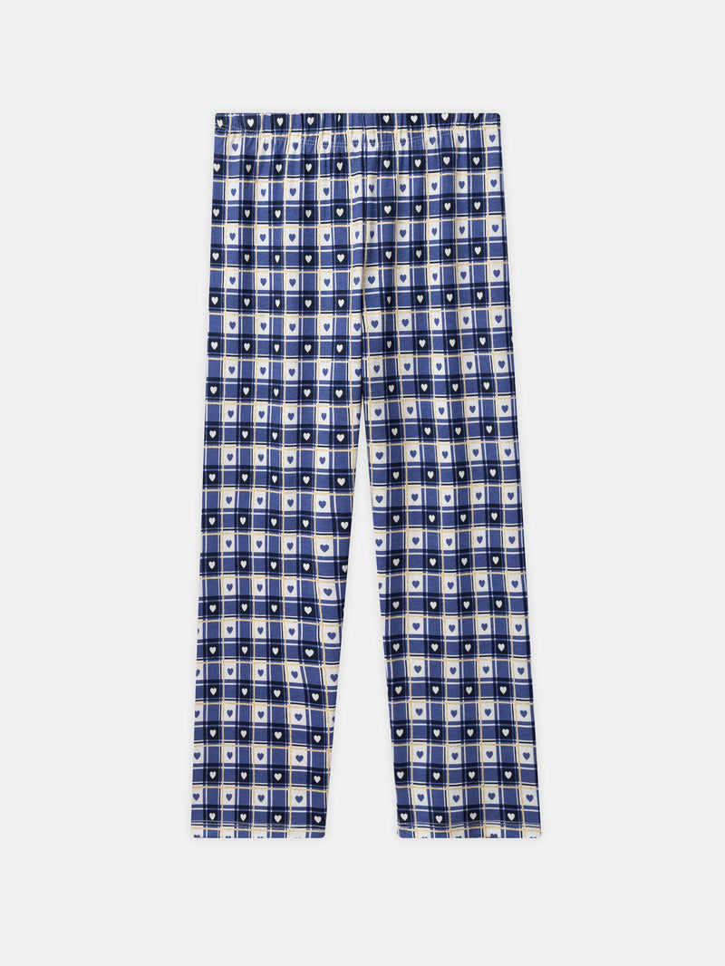 Pyjama Harry Potter bleu marine imprimé "Poudlard" Fille