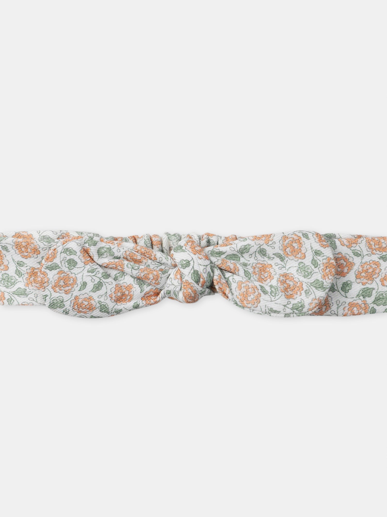 Ensemble combinaison imprimé fleuri + body + bandeau Naissance Fille