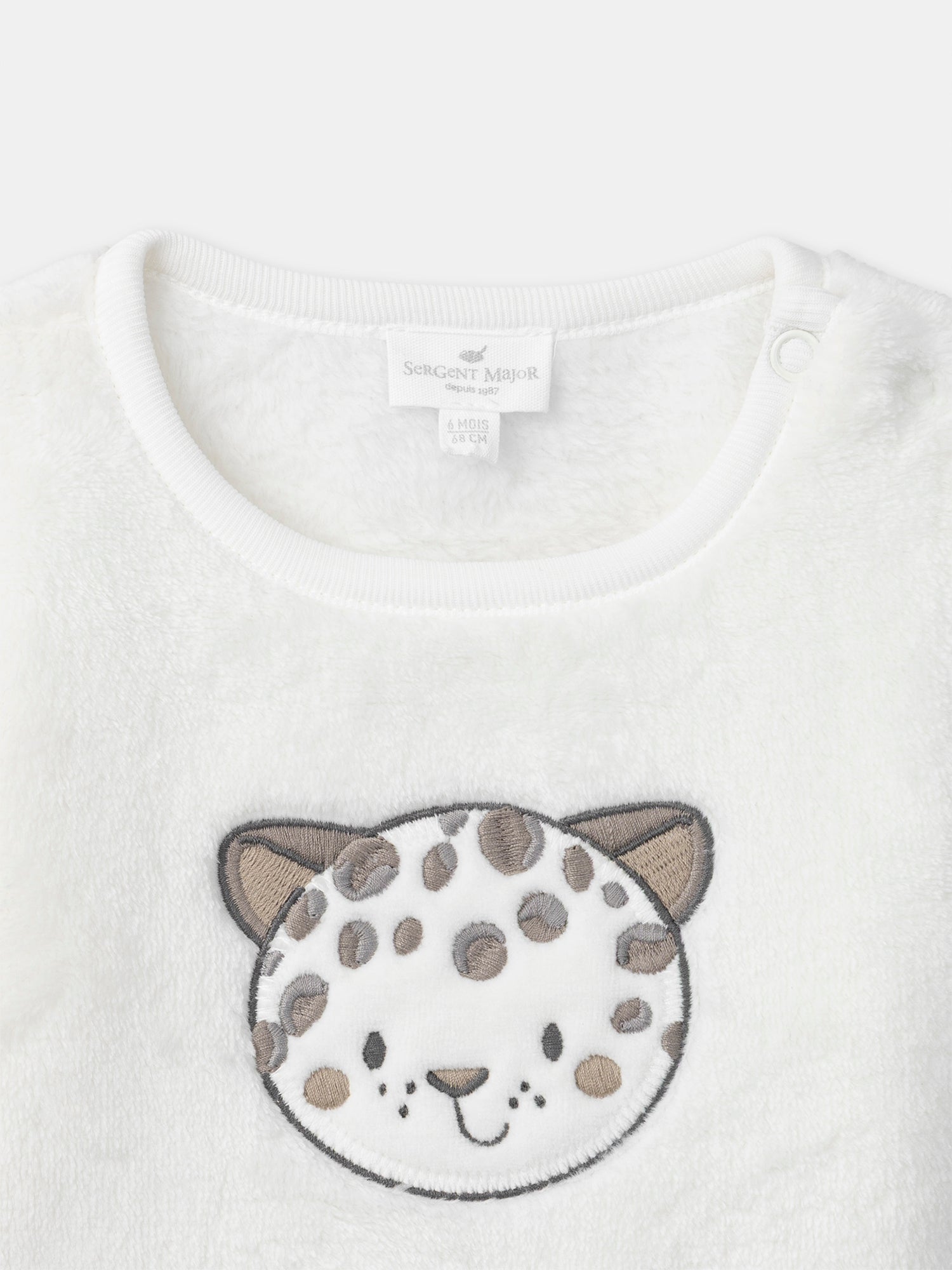 Ensemble Ensemble sweat blanc + pantalon + chaussettes Naissance Mixte