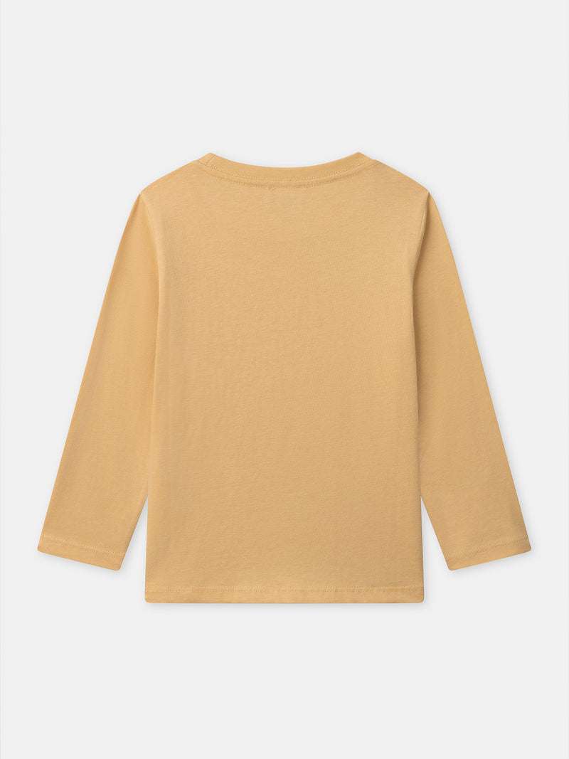 T-shirt jaune à manches longues Garçon