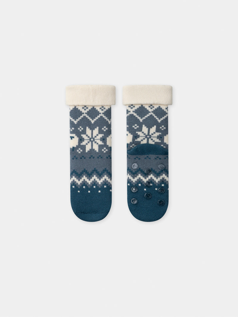 Chaussettes anti-dérapantes tricolores Bébé Garçon
