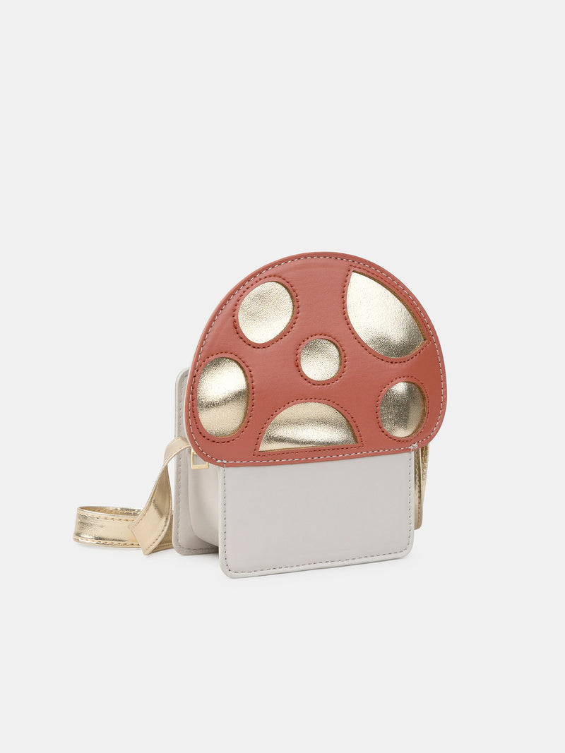 Sac champignon tricolore à bandoulière Fille