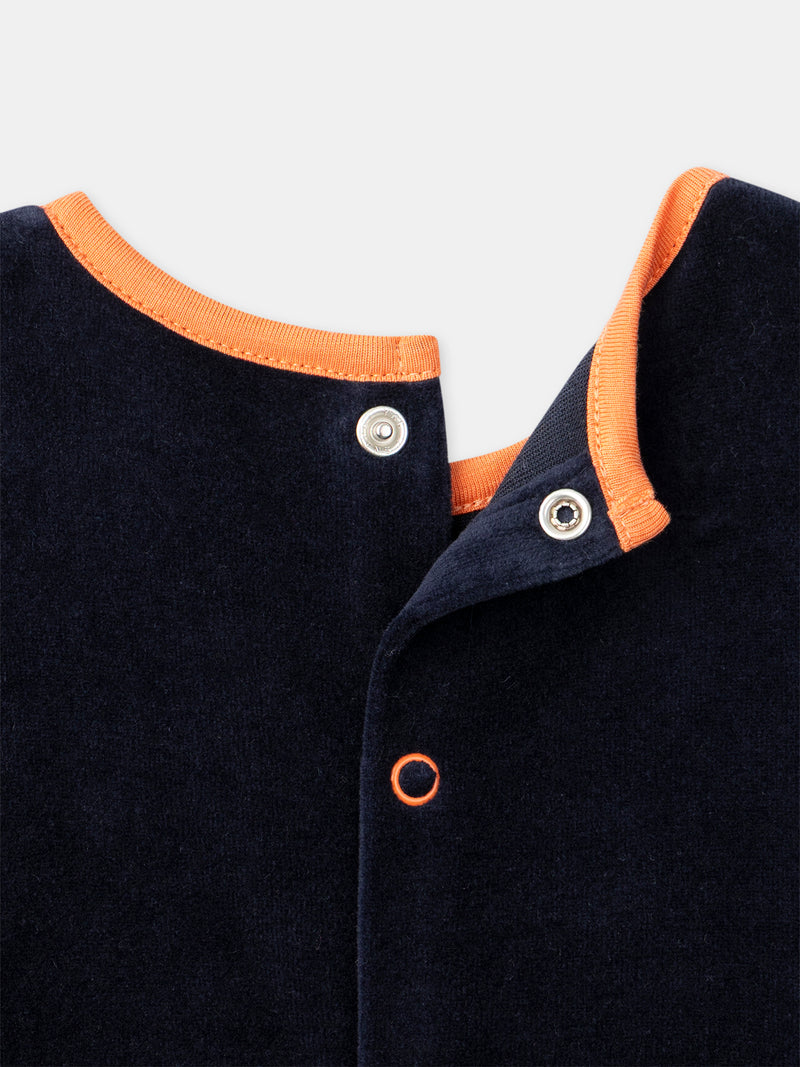Grenouillère bleu marine Bébé Garçon
