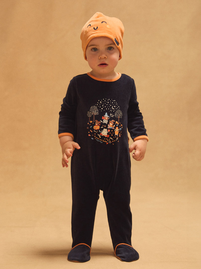 Grenouillère bleu marine Bébé Garçon