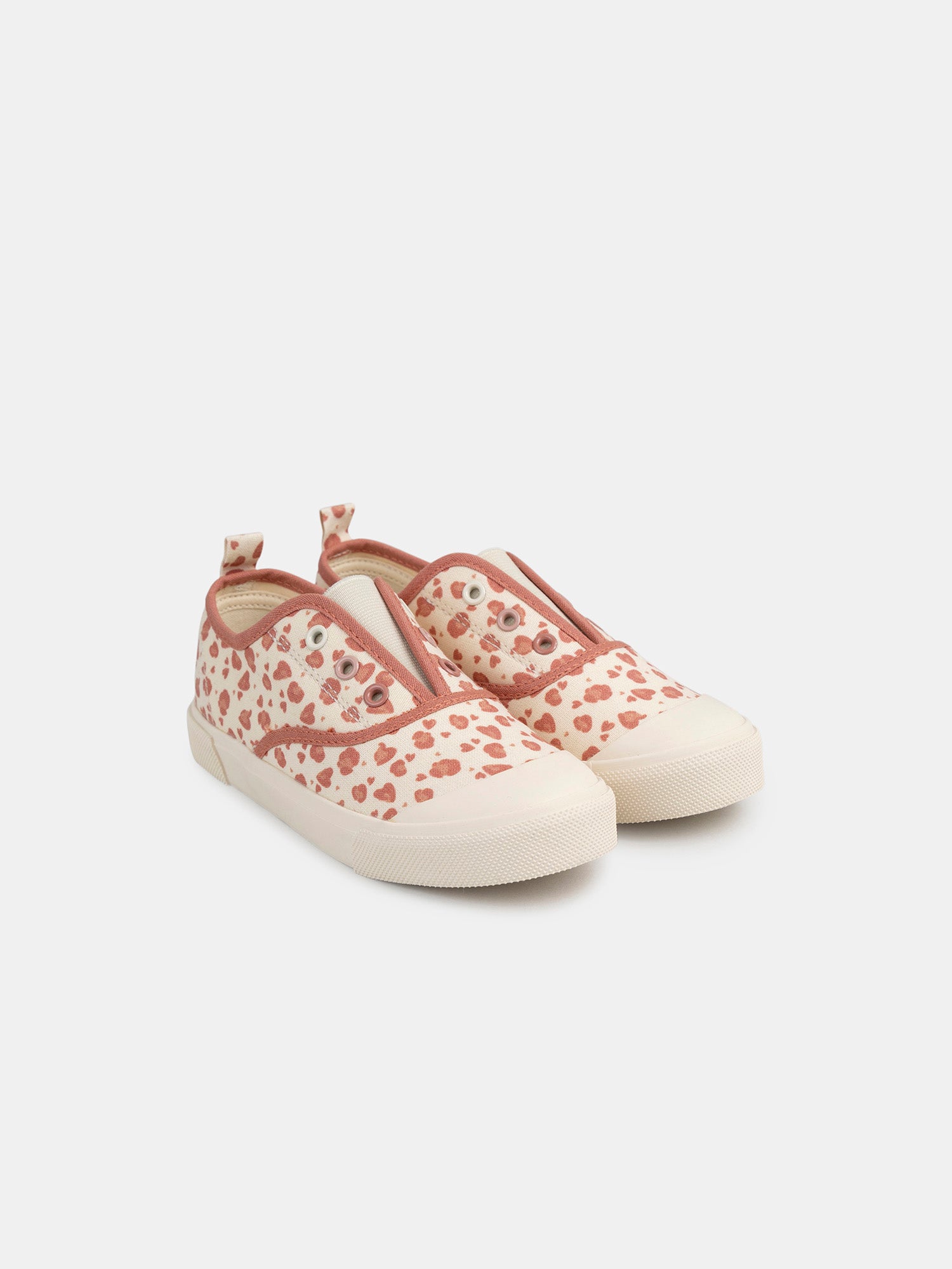 Basket en toile imprimé léopard