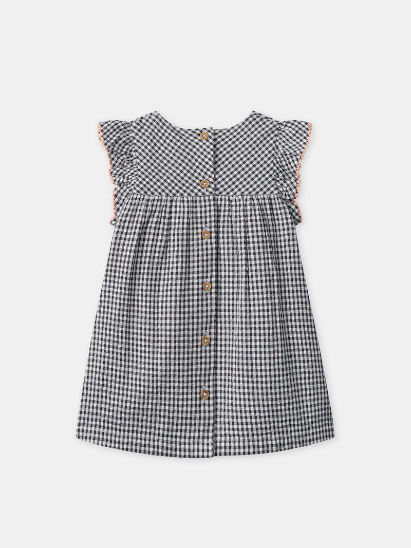 Tenue Bébé Fille : Fleurs & Coton - 4