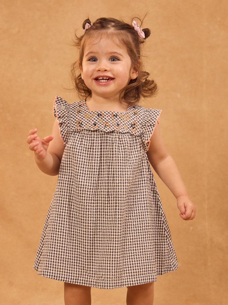 Tenue Bébé Fille : Fleurs & Coton - 3
