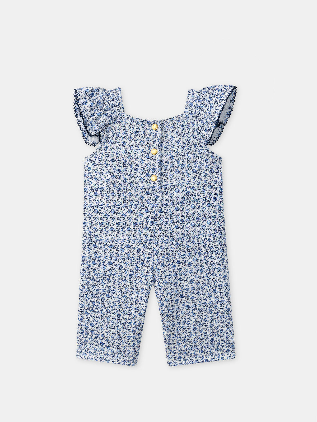 Tenue Bébé Fille : Fleurs de Coton - 4