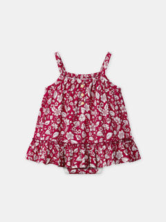 Tenue de Bébé Fille : Pétales d’Été - 4