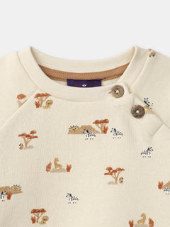 Tenue Bébé Garçon : Douce Aventure en Savane - 3