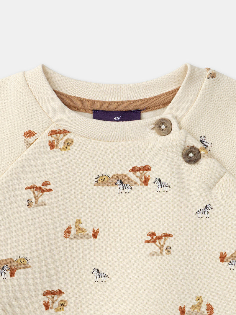 Tenue Bébé Garçon : Douce Aventure en Savane - 3