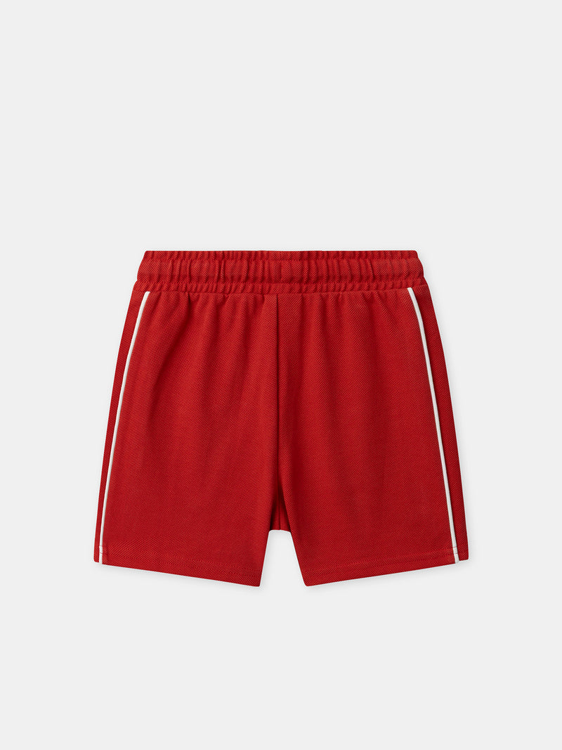 Bermuda rouge Garçon