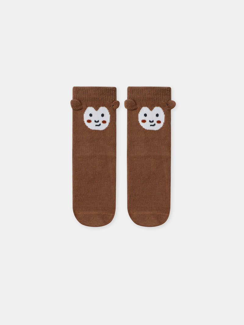 Chaussettes marrons singe Bébé Garçon