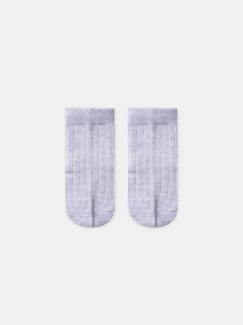 Ensemble tricot brassière + pantalon + chaussettes Naissance Mixte