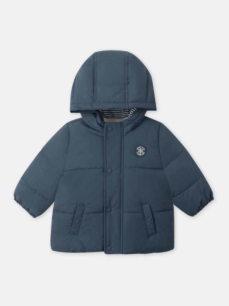 Doudoune matelassée bleu Bébé Garçon