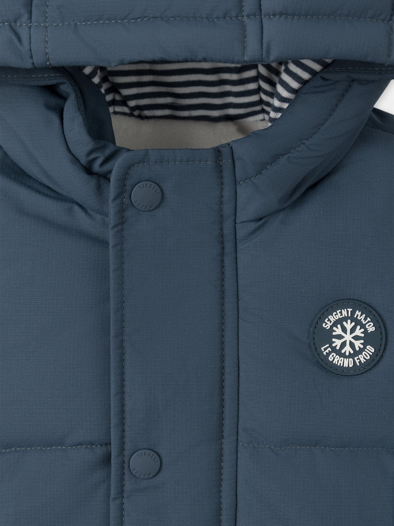 Doudoune matelassée bleu Bébé Garçon