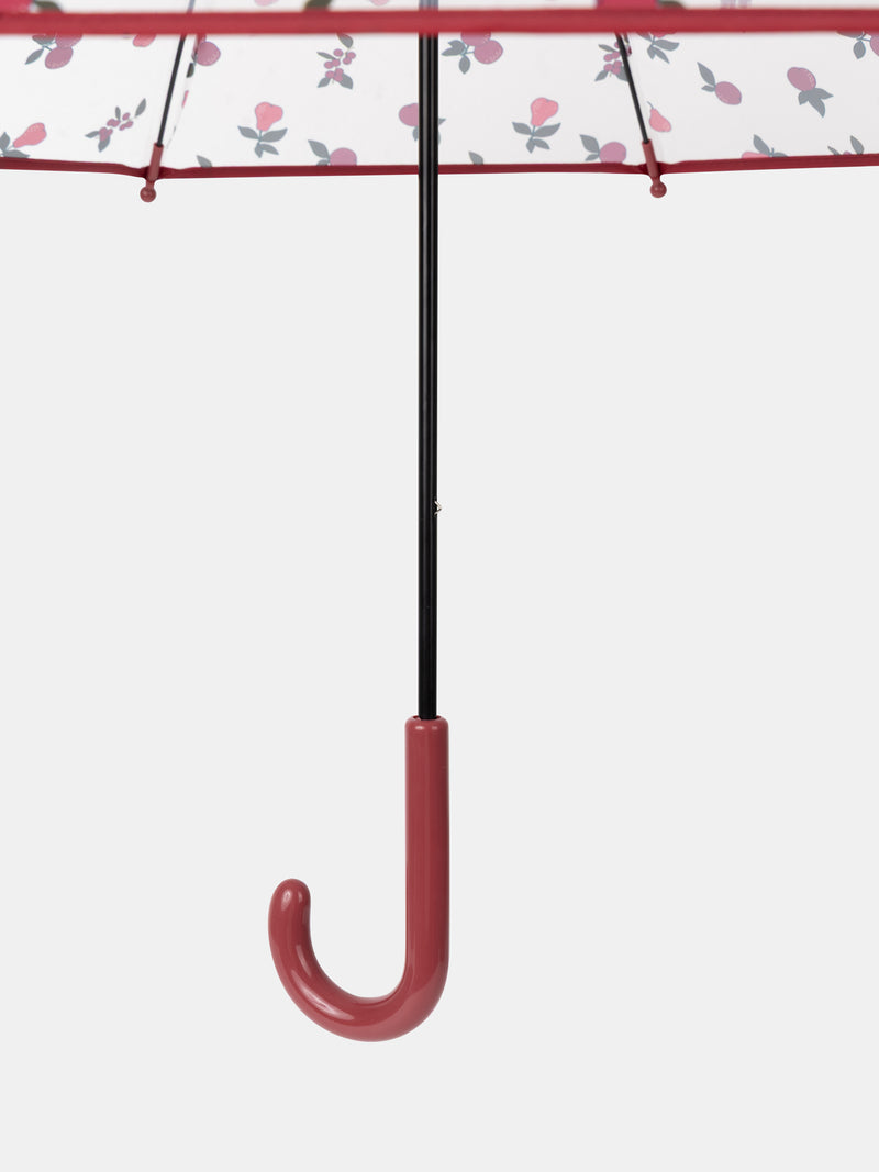 Parapluie transparent imprimé baies et poires Fille