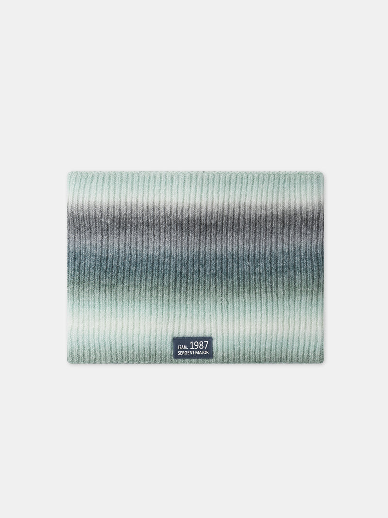 Snood dégradé tie and dye vert Garçon