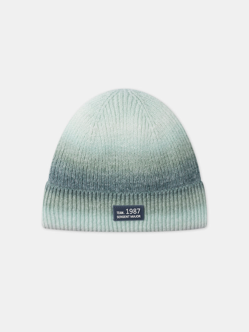 Bonnet dégradé tie and dye vert Garçon