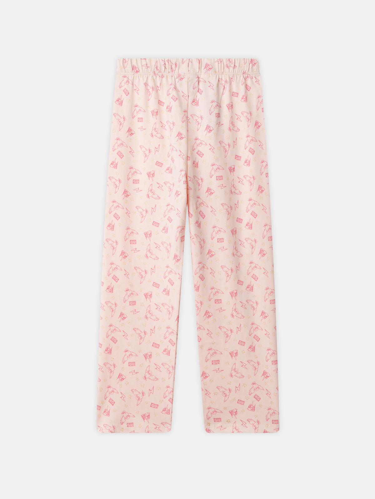Pyjama Harry Potter rose imprimé chouette Hedwige Fille