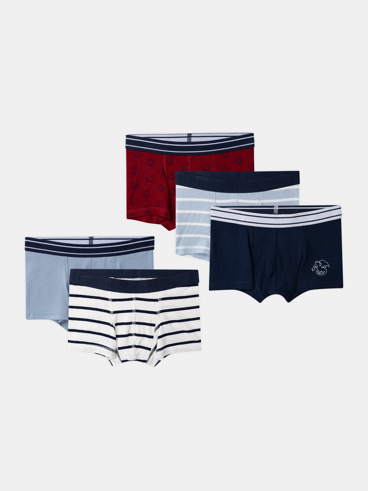 Lot 5 boxer Garçon