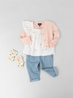 Tenue Bébé Fille : Escapade Fleurie - 1