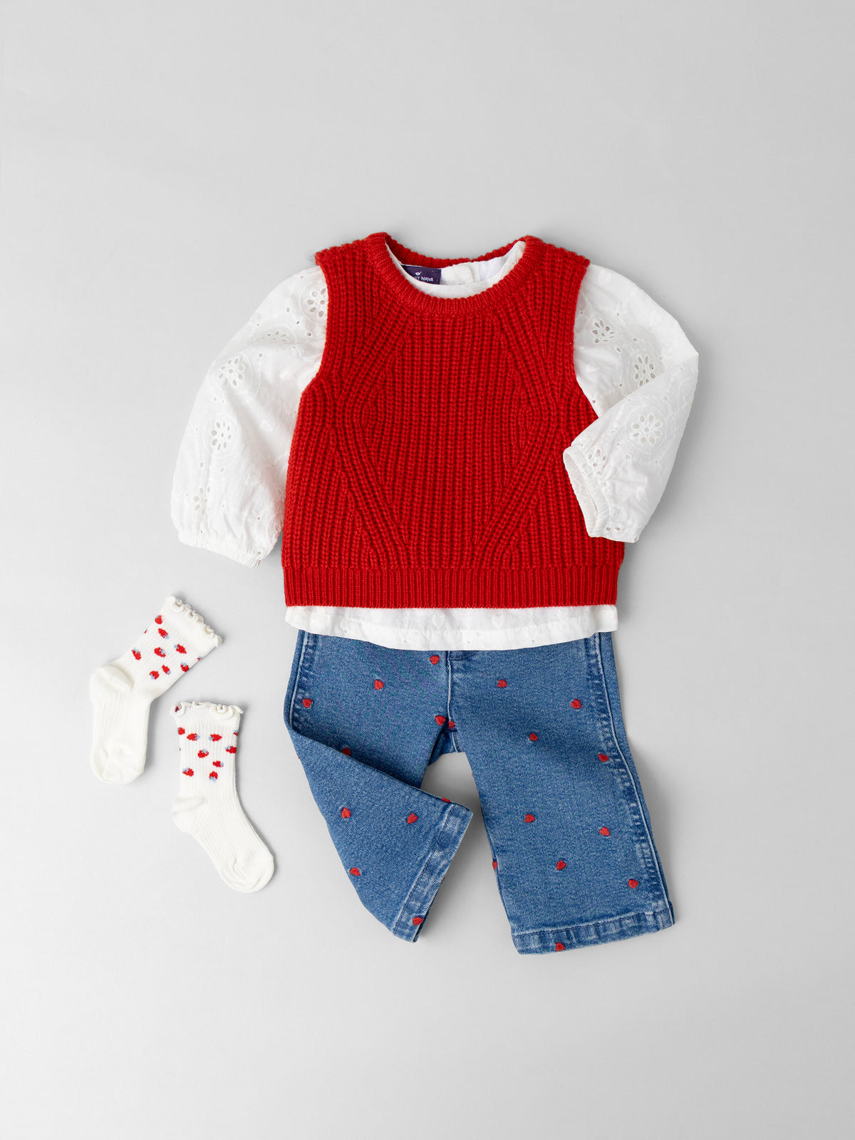 Tenue Bébé Fille : Douceur de printemps - 1