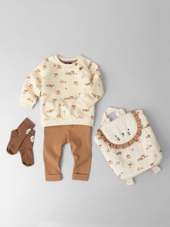Tenue Bébé Garçon : Douce Aventure en Savane - 1
