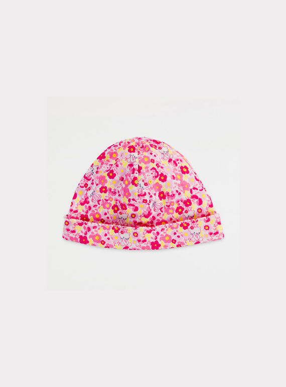 Bonnet de Naissance Rose NAAGLAE / 18E0AF41BNA305