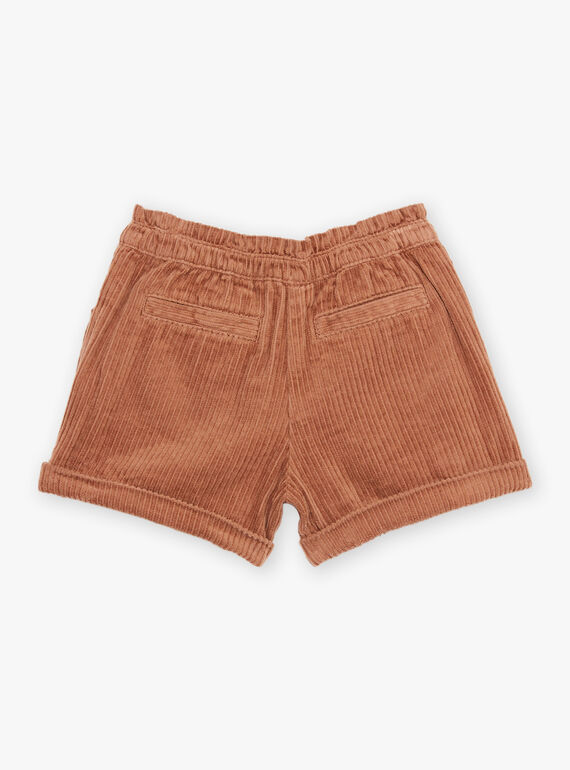 Short brun en velours DIASHOETTE / 22H2PFY1SHOI802